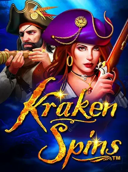 Decorative casino game artwork for Cazeus: Kraken Spins