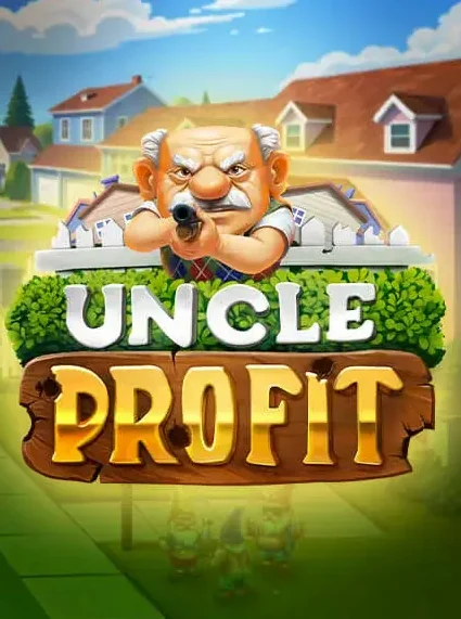 Decorative casino game artwork for Cazeus: Uncle Profit